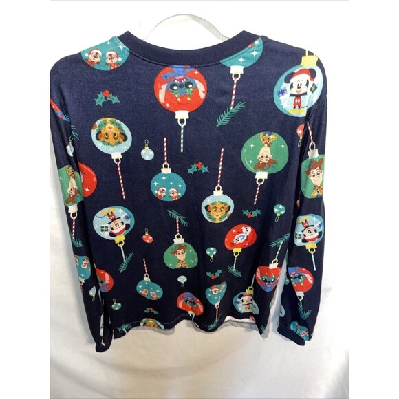 Disney Women’s Pajama Shirt Size Medium Gray Character Motif Comfort Sleepwear - Picture 8 of 12